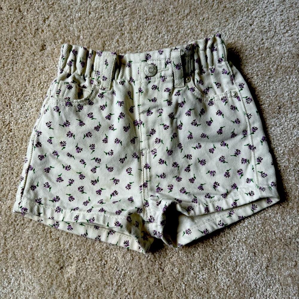 MANGO Kids Printed Cotton Shorts